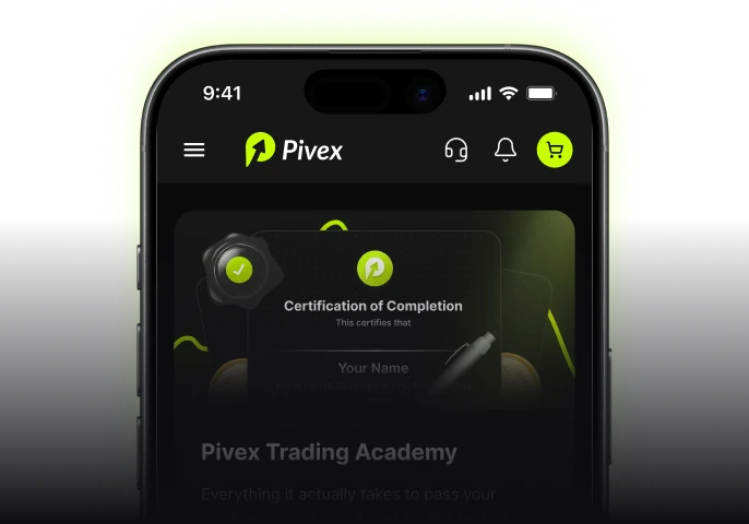 The Pivex Trading Academy dashboard